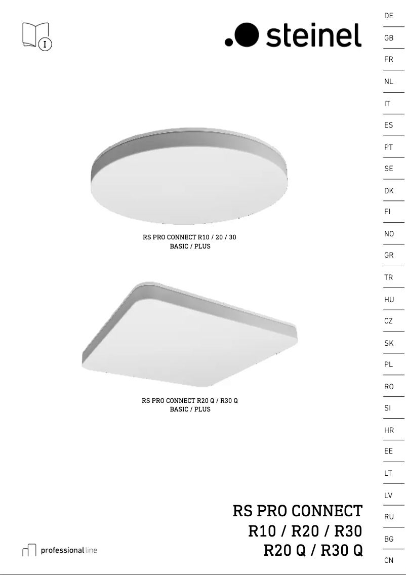 Página 1 del manual Manual de usuario Steinel RS PRO R20 Q Basic SC