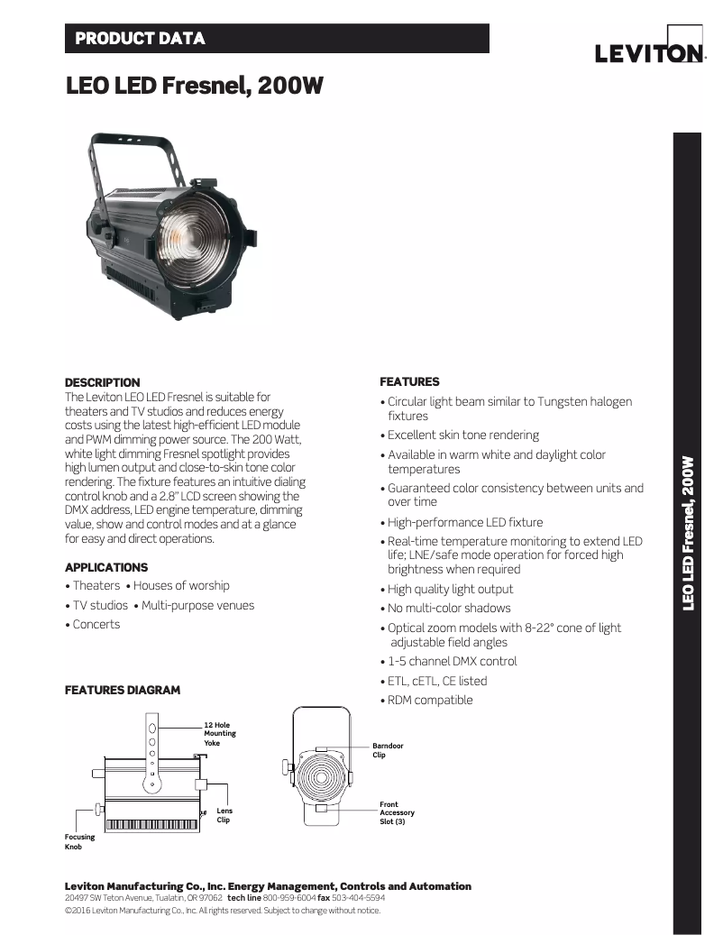 Imagen de la primera página del manual del dispositivo Leo LFD10-30B