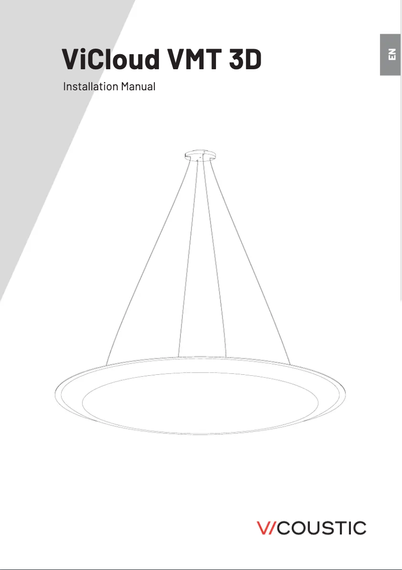 Imagen de la primera página del manual del dispositivo ViCloud VMT 3D