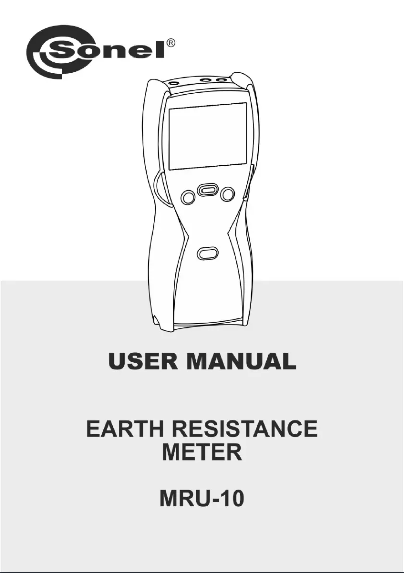 Página nº 1 - Manual de usuario Sonel MRU-10