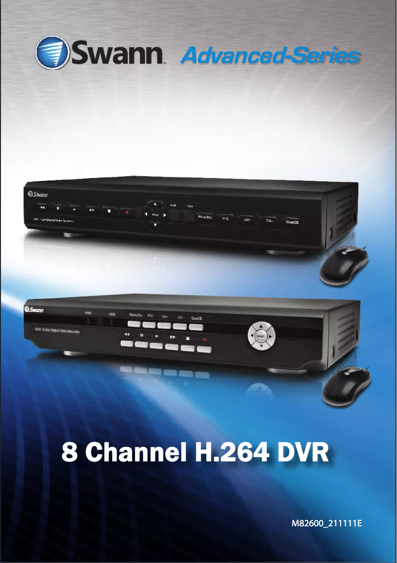 Página nº 1 - Manual de usuario Swann SWDVK-826004