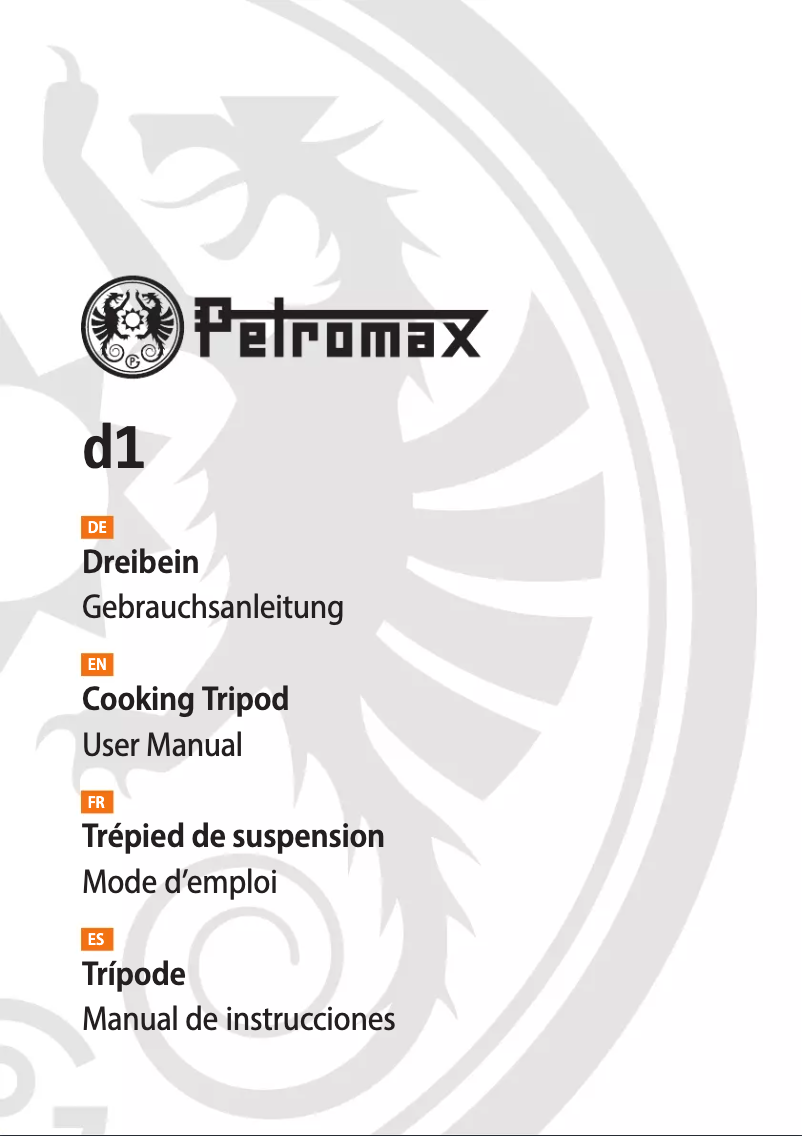 Imagen de la primera página del manual del dispositivo d1