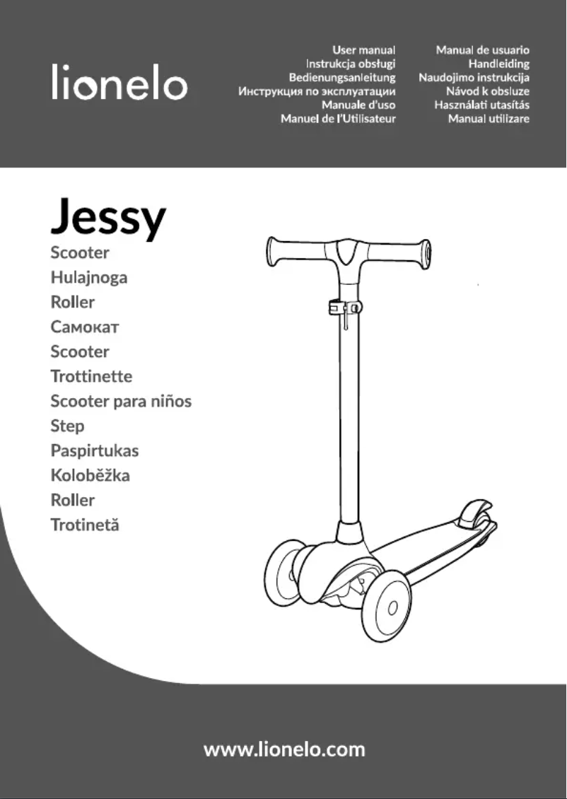 Imagen de la primera página del manual del dispositivo Jessy