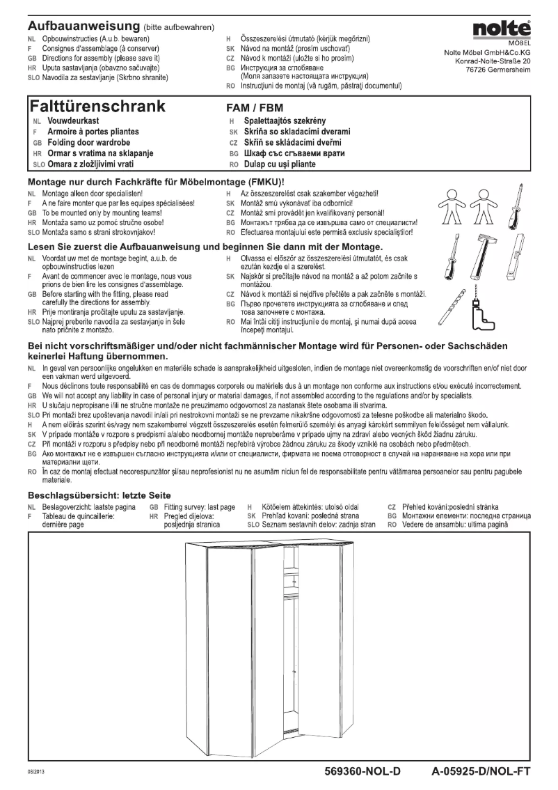 Página 1 del manual Manual de usuario Nolte Horizont 7000