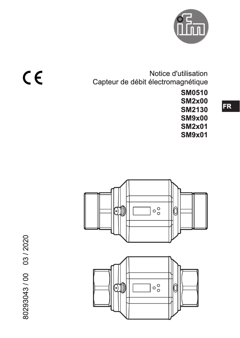 Imagen de la primera página del manual del dispositivo SM9100
