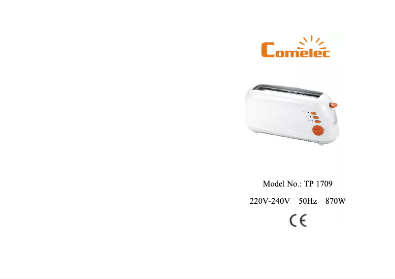 Página 1 del manual Manual de usuario Comelec TP 1709