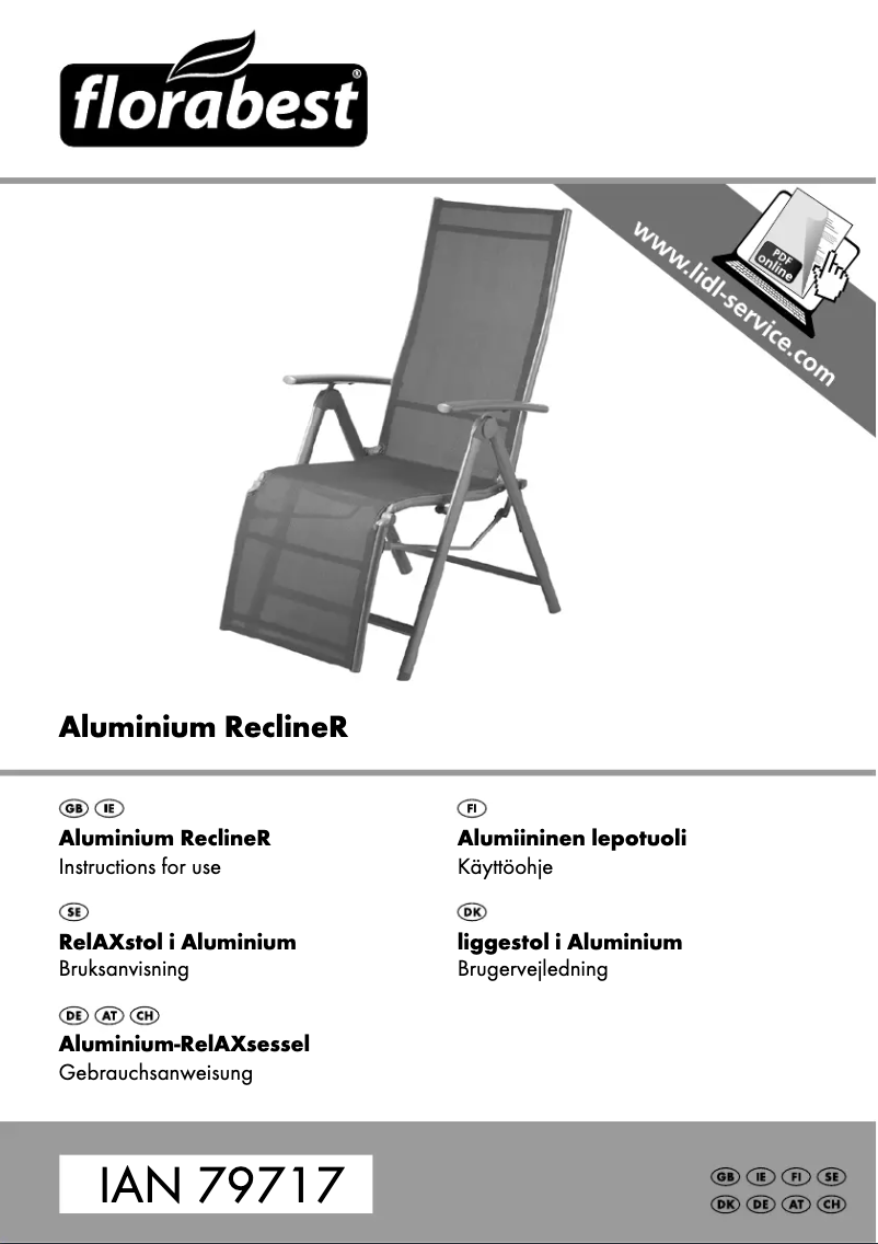 Imagen de la primera página del manual del dispositivo IAN 79717