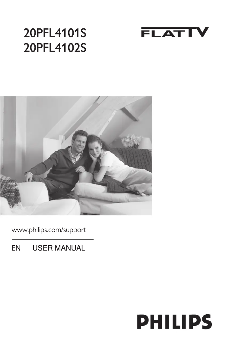 Imagen de la primera página del manual del dispositivo 20PFL4101S