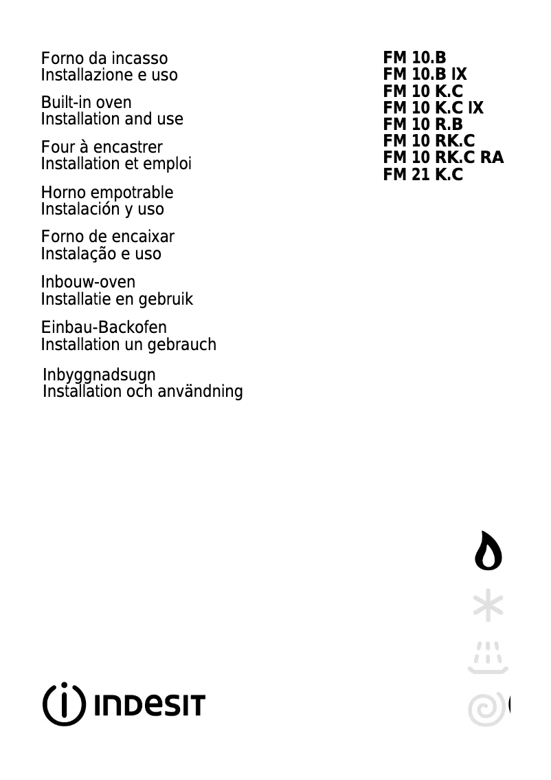 Imagen de la primera página del manual del dispositivo FM 10 RK.C RA