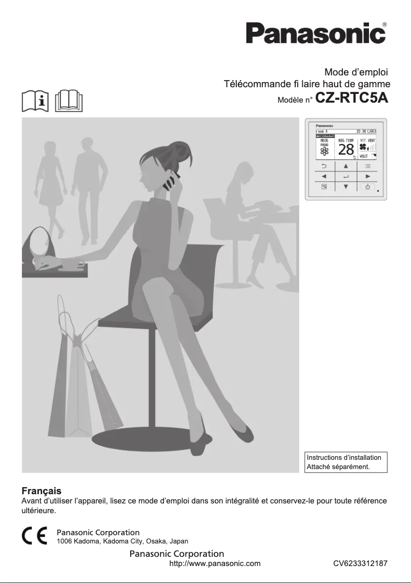 Página 1 del manual Manual de usuario Panasonic CZ-RTC5A