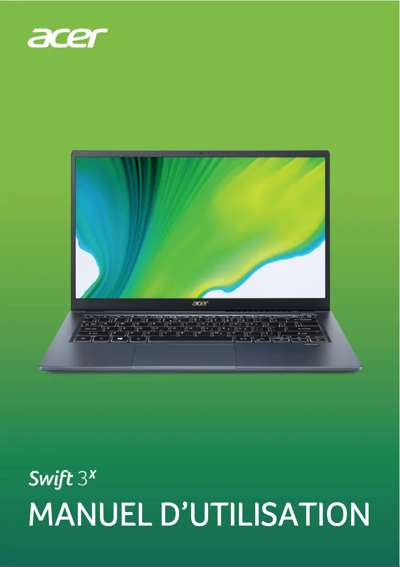 Página nº 1 - Manual de usuario Acer Swift 3X