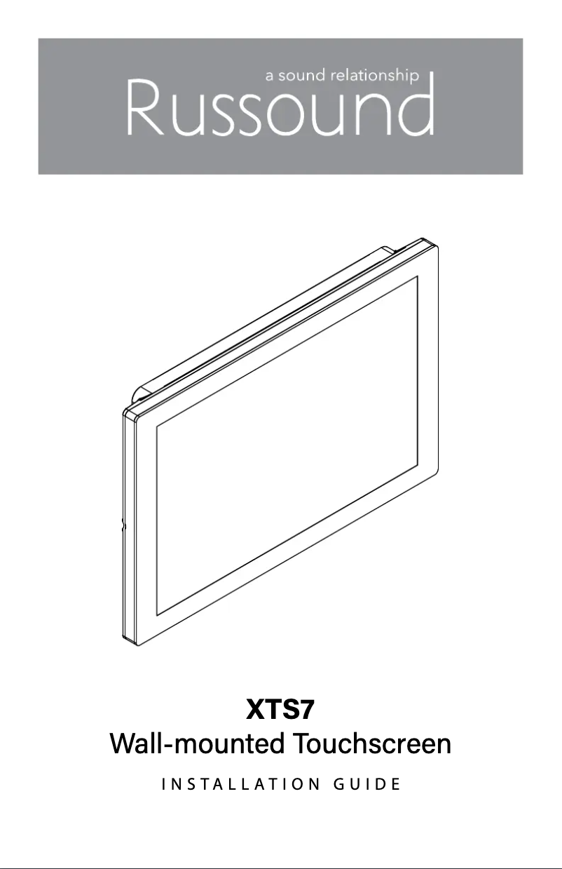 Página 1 del manual Manual de usuario Russound XTS7