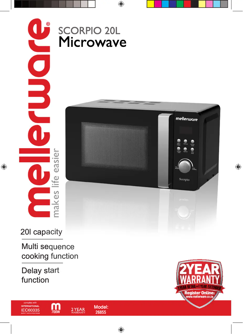 Imagen de la primera página del manual del dispositivo Scorpio 26855