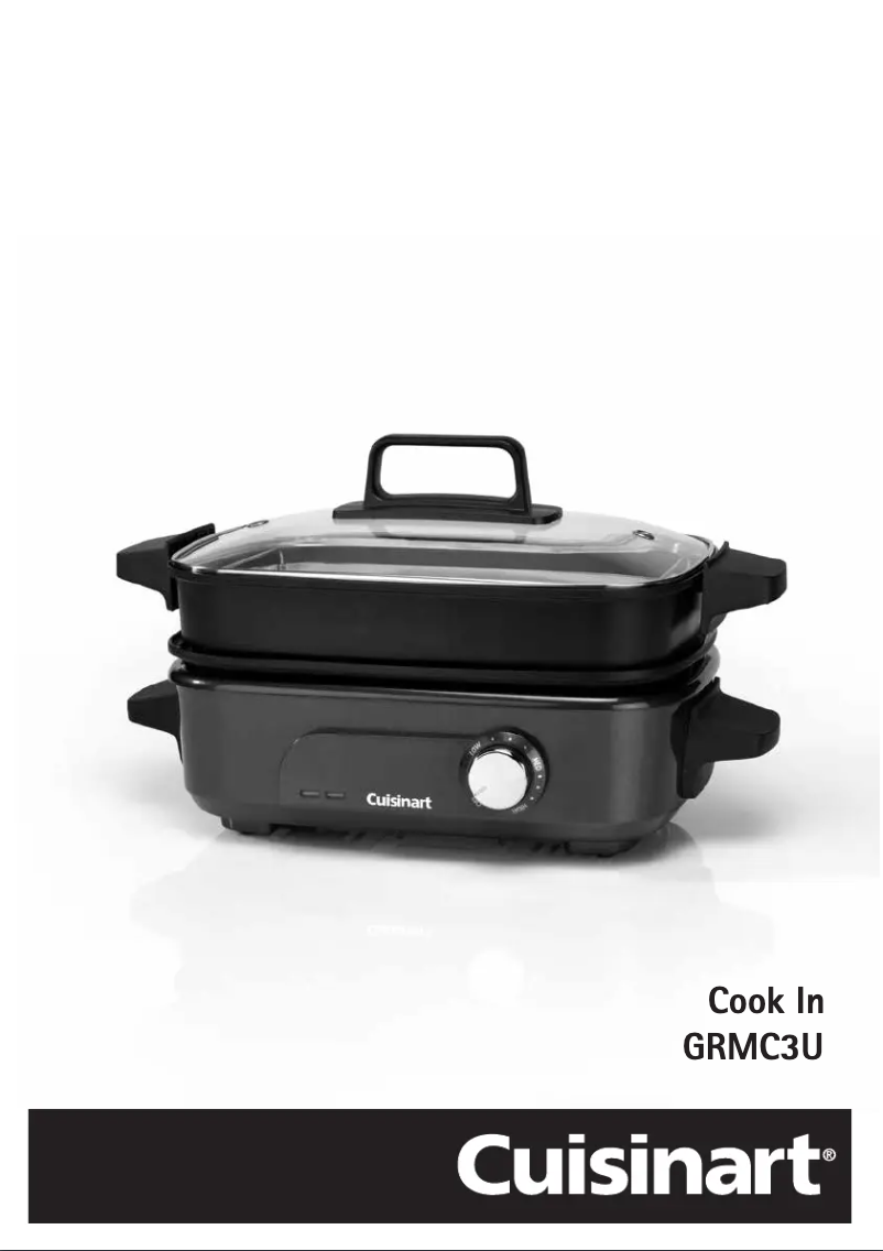 Imagen de la primera página del manual del dispositivo Cook In GRMC3U