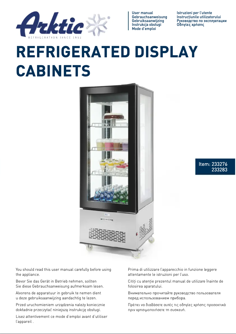 Página 1 del manual Manual de usuario Arktic 233276