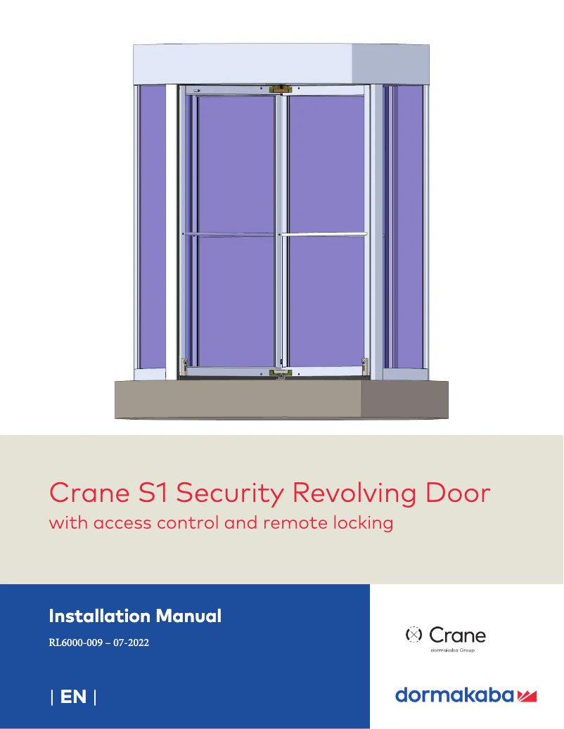 Imagen de la primera página del manual del dispositivo Crane S1