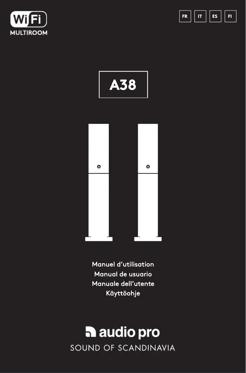 Imagen de la primera página del manual del dispositivo A38