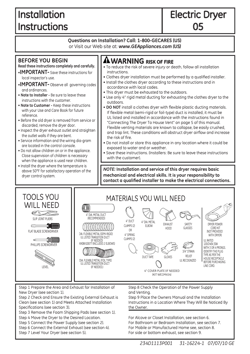 Imagen de la primera página del manual del dispositivo DuraDrum GTDP301ELWS