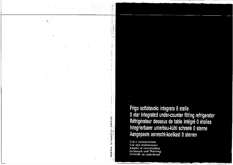 Página nº 1 - Manual de usuario Smeg FR 158 SE