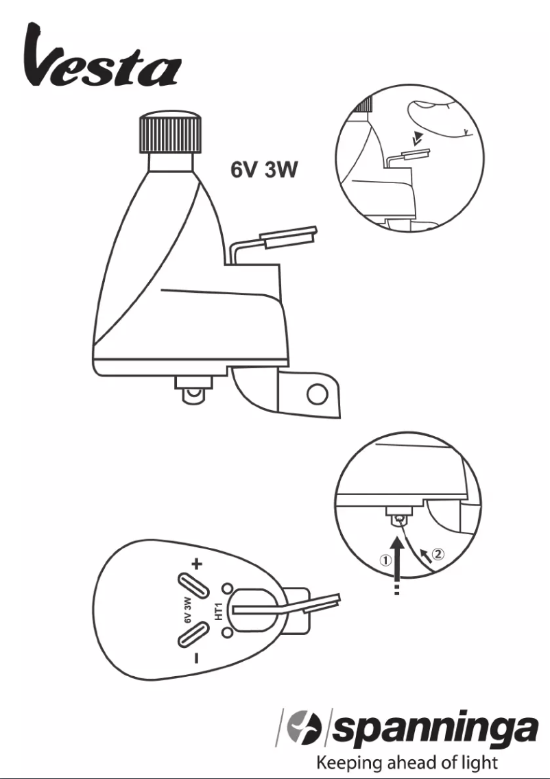 Imagen de la primera página del manual del dispositivo Vesta