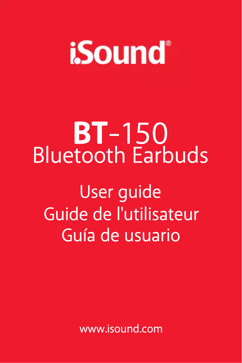 Imagen de la primera página del manual del dispositivo BT-150