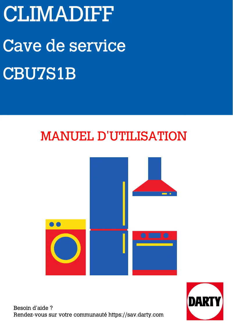 Imagen de la primera página del manual del dispositivo CBU7S1B