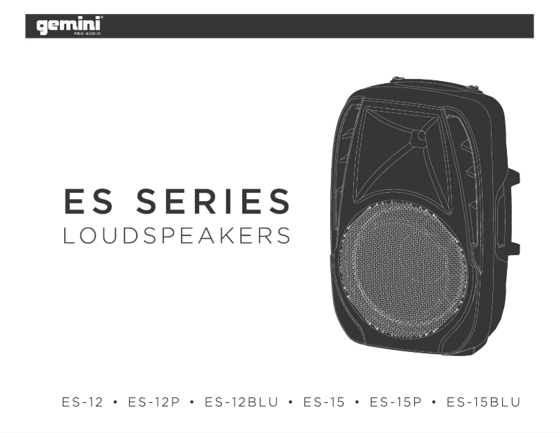 Imagen de la primera página del manual del dispositivo ES-12BLU