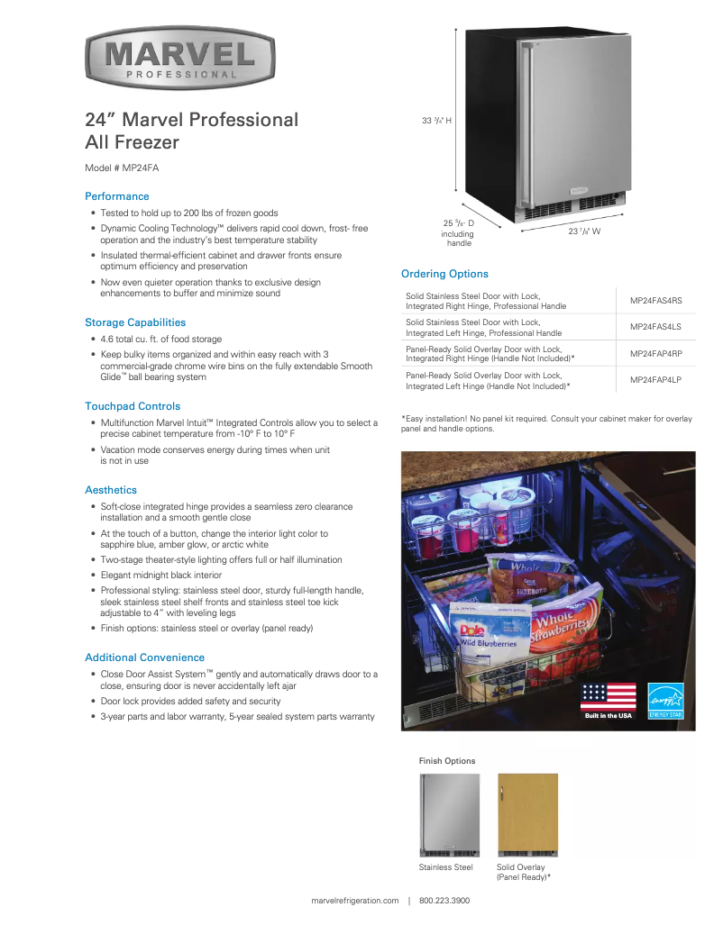 Imagen de la primera página del manual del dispositivo Professional MP24FAL