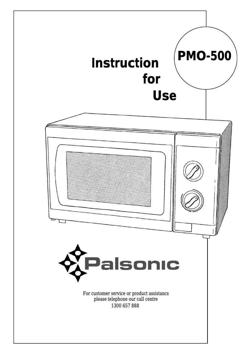 Página nº 1 - Manual de usuario Palsonic PMO-500