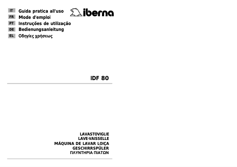 Página 1 del manual Manual de usuario Iberna IDF 80