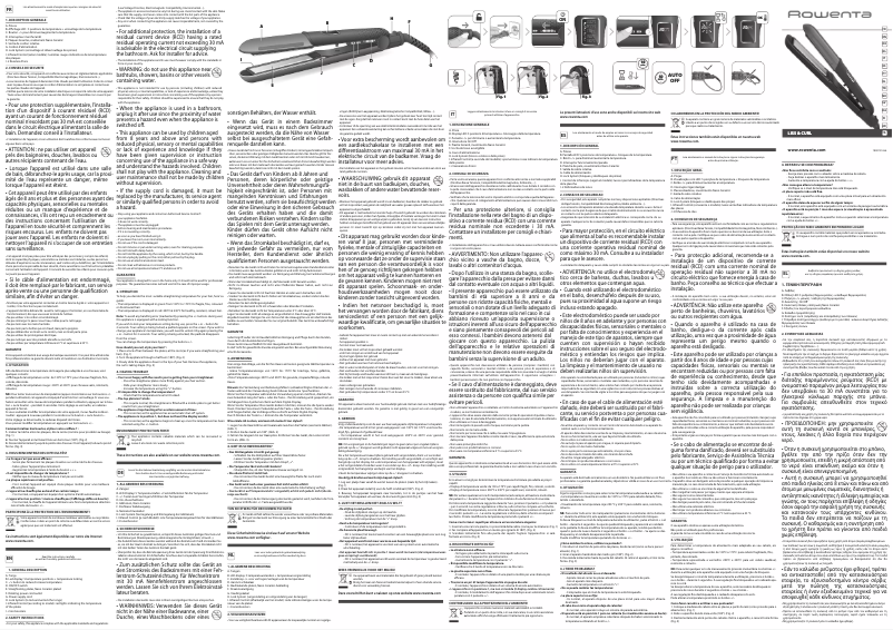 Página nº 1 - Manual de usuario Rowenta SF6220