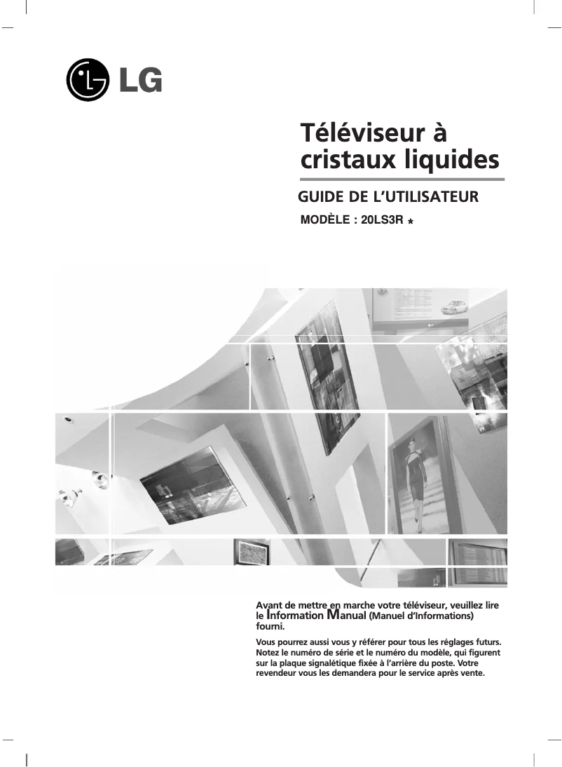 Imagen de la primera página del manual del dispositivo 20LS3R