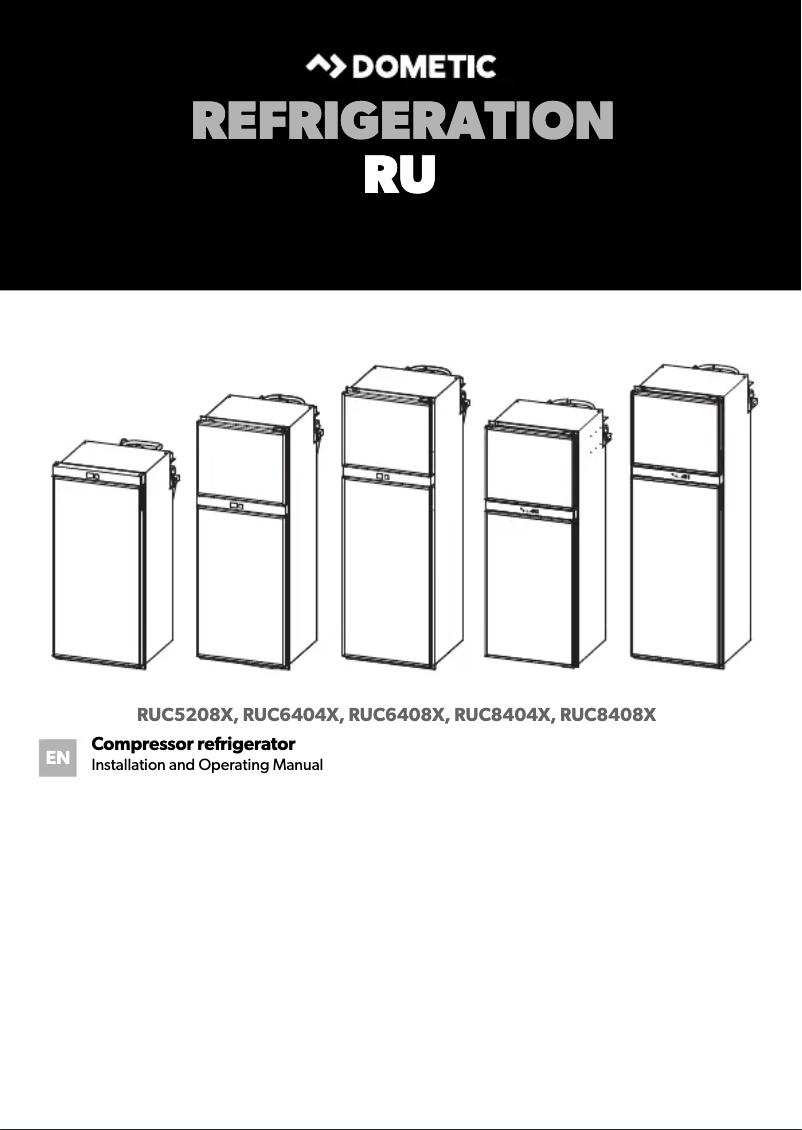Página nº 1 - Manual de usuario Dometic RUC 6408X
