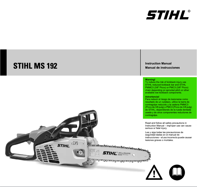 Página 1 del manual Manual de usuario Stihl MS 192
