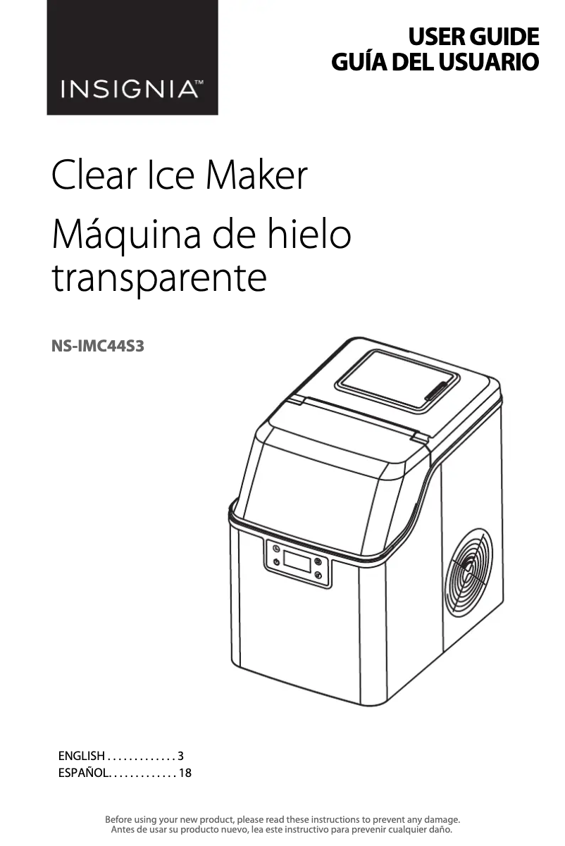 Página nº 1 - Manual de usuario Insignia NS-IMC44S3