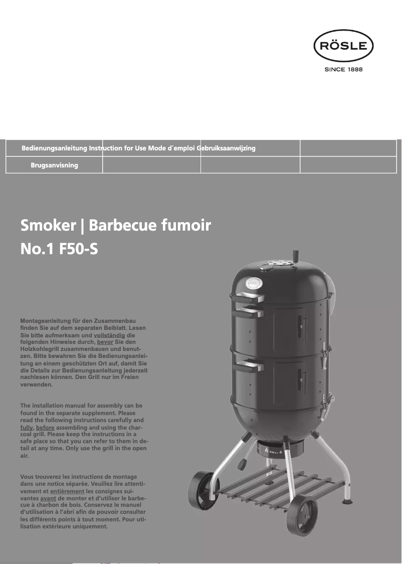 Imagen de la primera página del manual del dispositivo No.1 F50-S