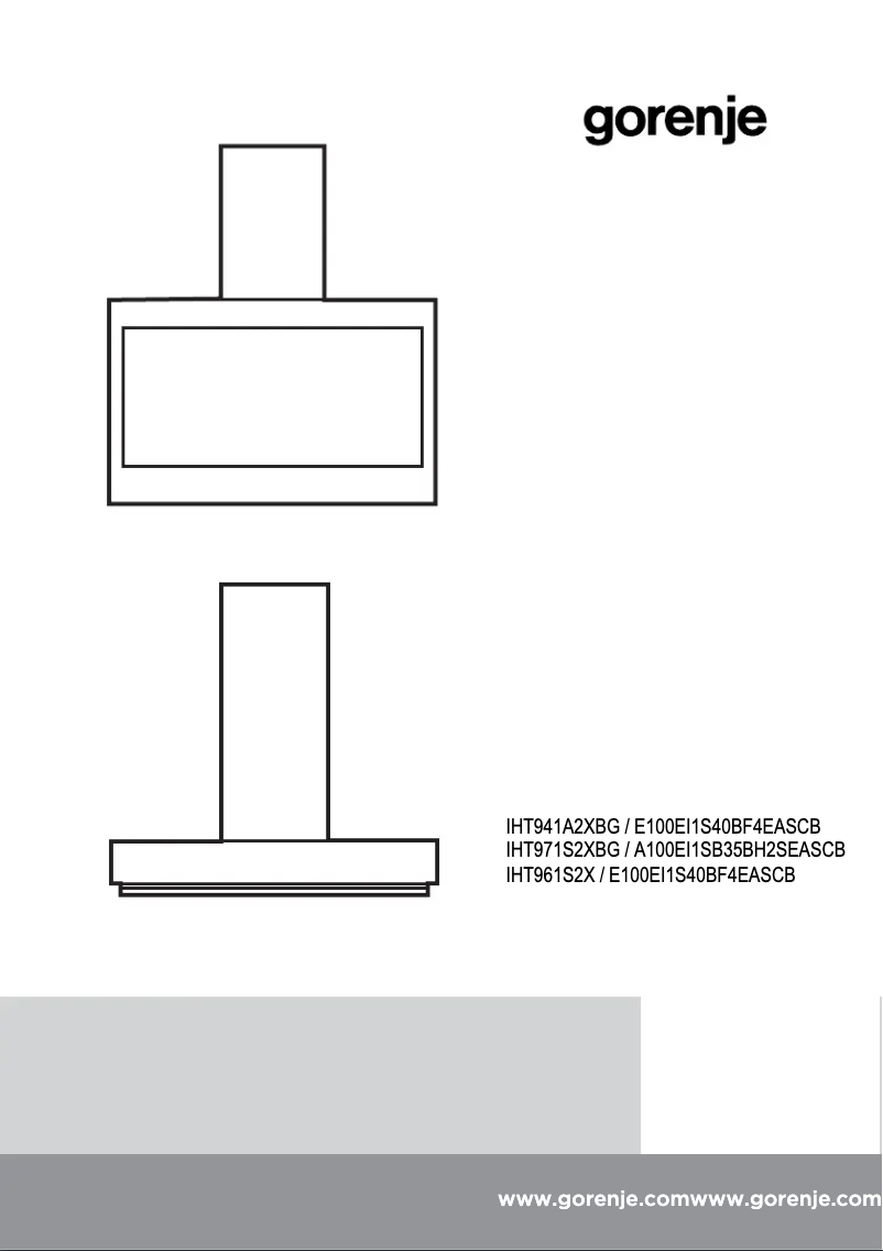 Imagen de la primera página del manual del dispositivo IHT961S2XUK