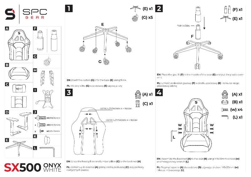 Página nº 1 - Manual de usuario SPC SPG083