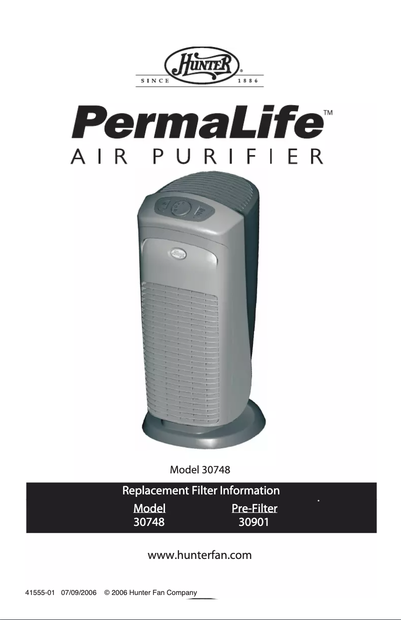 Página 1 del manual Manual de usuario Hunter PermaLife 30748