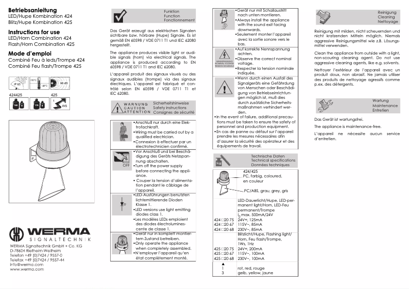 Imagen de la primera página del manual del dispositivo 42432075