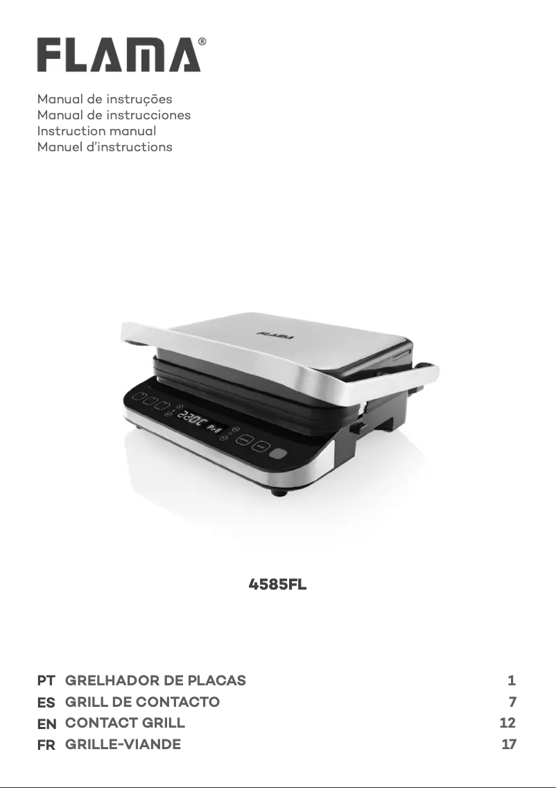 Imagen de la primera página del manual del dispositivo 4585FL