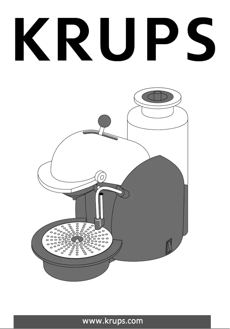 Página 1 del manual Manual de usuario Krups FNA241