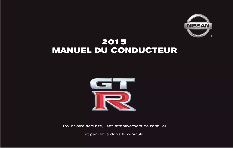 Imagen de la primera página del manual del dispositivo GT-R (2015)