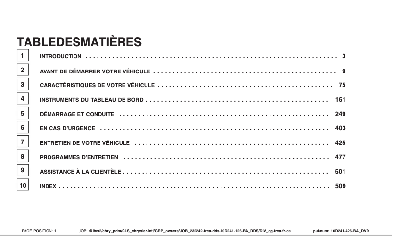 Página 1 del manual Manual de usuario RAM 2500 (2010)
