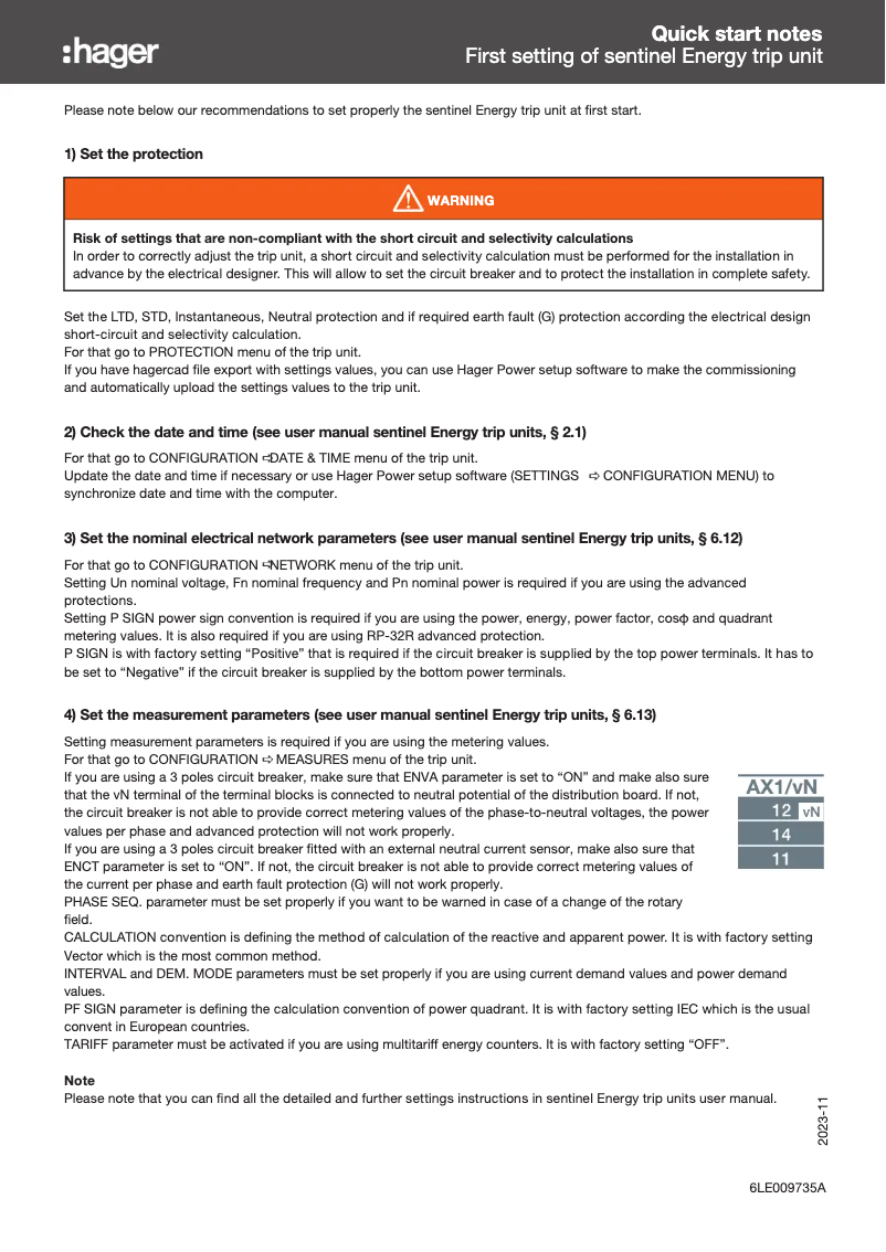 Imagen de la primera página del manual del dispositivo HW1M406DE