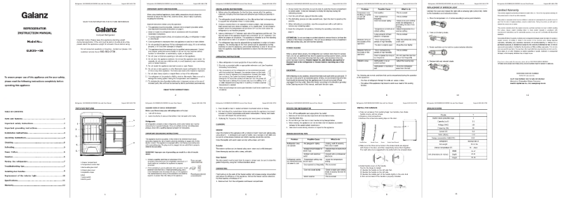 Página 1 del manual Manual de usuario Galanz GLR35BEER