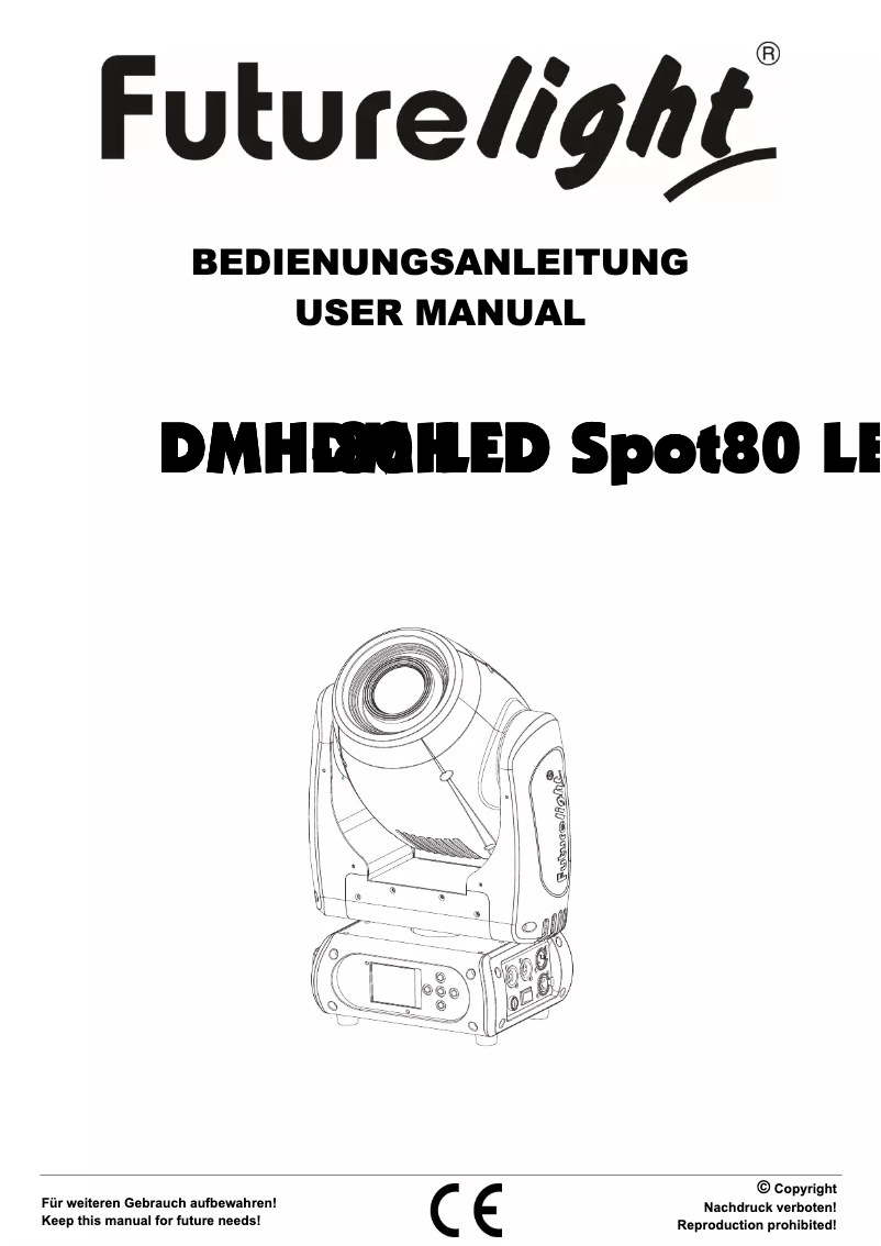 Página 1 del manual Manual de usuario Futurelight DMH-80