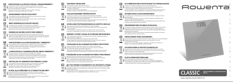 Página nº 1 - Manual de usuario Rowenta Classic BS1131V0