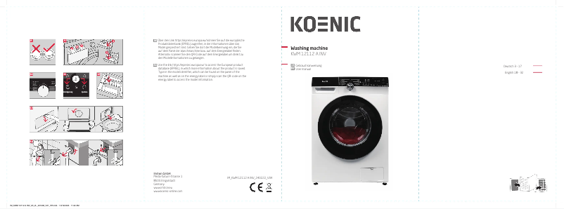 Página 1 del manual Manual de usuario Koenic KWM 12112 A INV