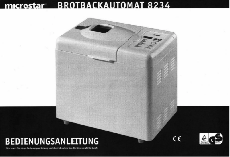 Imagen de la primera página del manual del dispositivo 8234